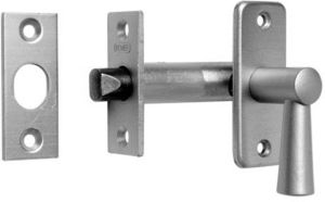 Nemef 2600 6-50 Per 10 Insteekgrendel Dm50Mm Voorplaat Messing Gepolijst 5 9260006500