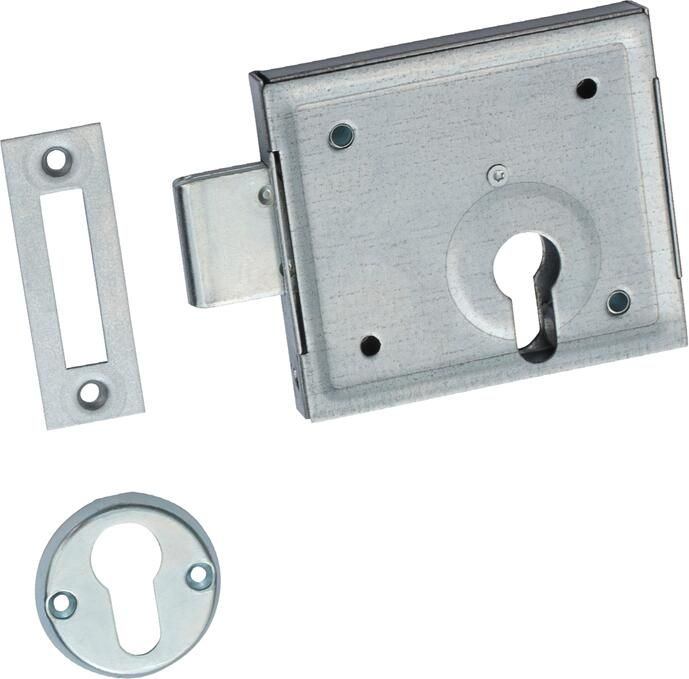Nemef 99 Oplegslot | DM60mm | slotkast staal verzinkt 88x100mm | staal verzinkte nachtschoot | sluitplaat P 99 12 | DR 1+2+3+4 9009911600