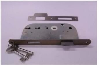 Nemef Hutra Deurslot DH29 | 50mm | 2sl. | RVS | VPL | 22x215mm | Afgerond | Limba 9750290000