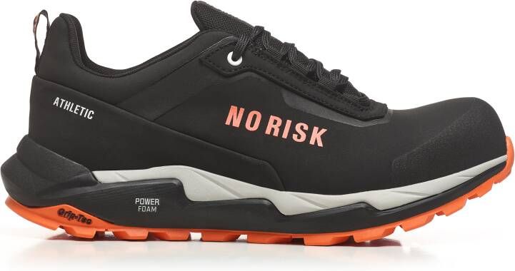 No Risk Athletic Low STX Orange 1219.15 S7L | Zwart Oranje | 00.071.065.37