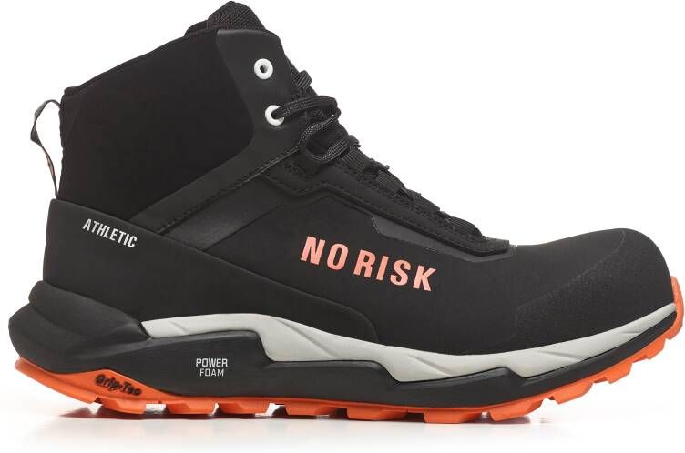 No Risk Athletic Mid STX Orange 1019.15 S7L | Zwart Oranje | 00.071.066.44