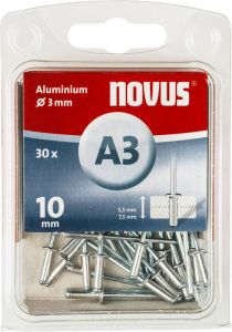 Novus Blindklinknagel A3 X 10 Alu SB | 30 stuks 045-0022