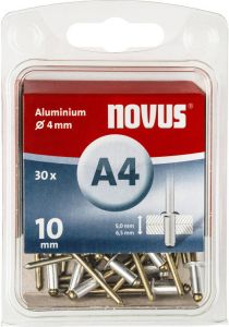 Novus Blindklinknagel A4 X 10mm | Alu SB | 30 stuks 045-0025