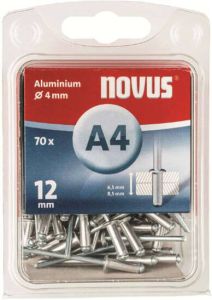 Novus Blindklinknagel A4 X 12 Alu SB | 70 stuks 045-0071
