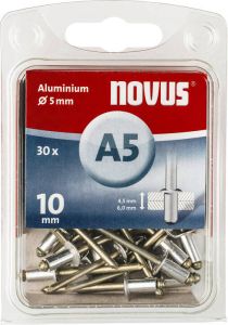 Novus Blindklinknagel A5 X 10mm | Alu SB | 30 stuks 045-0027