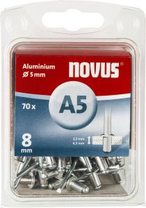 Novus Blindklinknagel A5 X 8mm | Alu SB | 70 stuks 045-0047