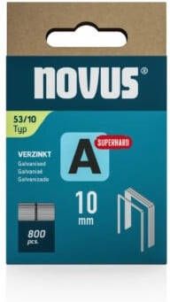 Novus Niet met fijne draad A 53 10mm Superhard (800 stuks) 042-0778