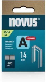 Novus Niet met fijne draad A 53 14mm Superhard (800 stuks) 042-0781