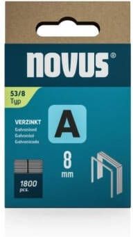 Novus Niet met fijne draad A 53 8mm (1.800 stuks) 042-0774