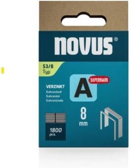 Novus Niet met fijne draad A 53 8mm Superhard (1.800 stuks) 042-0775