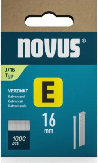 Novus Nagels (spijker) E J 16mm | SB | 1000 stuks 044-0063 044-0089