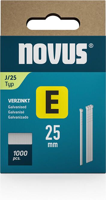 Novus Nagels (spijker) E J 25mm | SB | 1000 stuks 044-0091