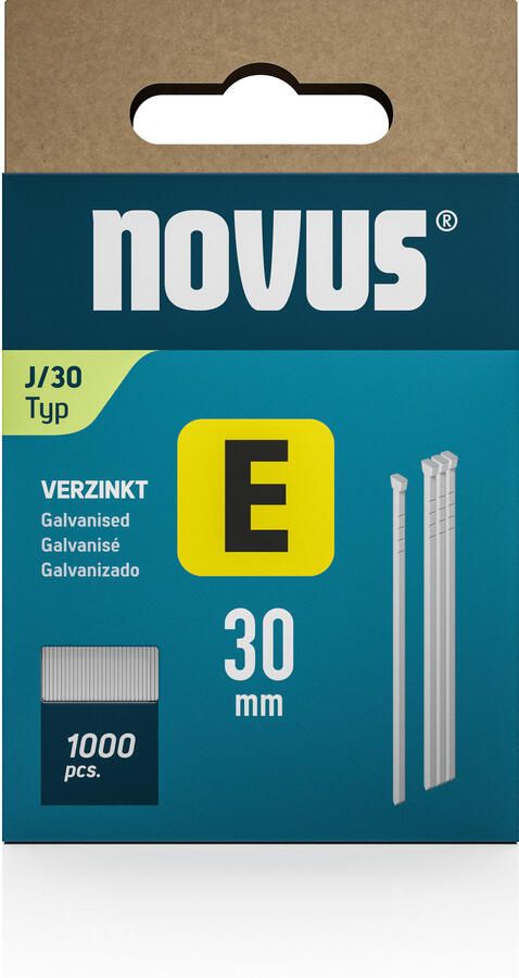 Novus Nagels (spijker) E J 30mm | SB | 1000 stuks 044-0066 044-0092