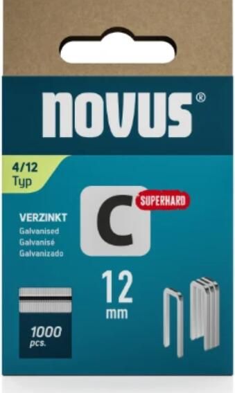 Novus Smalrug nieten C 4 12 | 1000 stuks 042-0389 042-0800