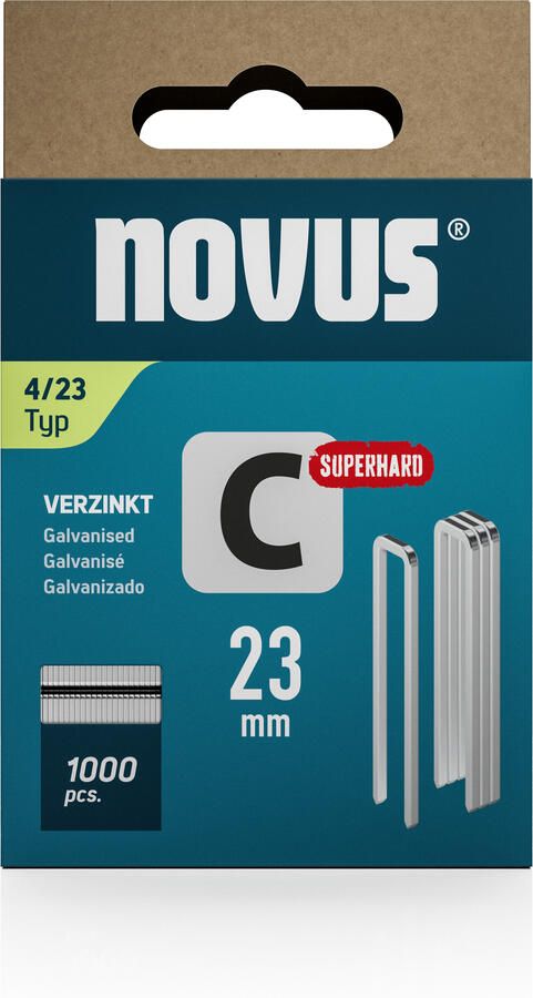 Novus Smalrug nieten C 4 23 | 1000 stuks 042-0392 042-0803