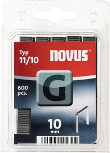Novus Vlakdraad nieten G 11 10mm | 600 stuks 042-0386
