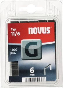 Novus Vlakdraad nieten G 11 6mm | 1200 stuks 042-0384