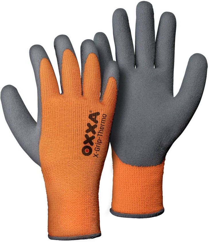 Oxxa X-Grip-Thermo Veiligheidshandschoen 51-850 Or. Grijs 10 15185010