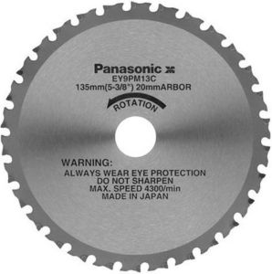 Panasonic EY9PM13E metaalzaagblad 135 x 1.2 mm 30T EY9PM13E