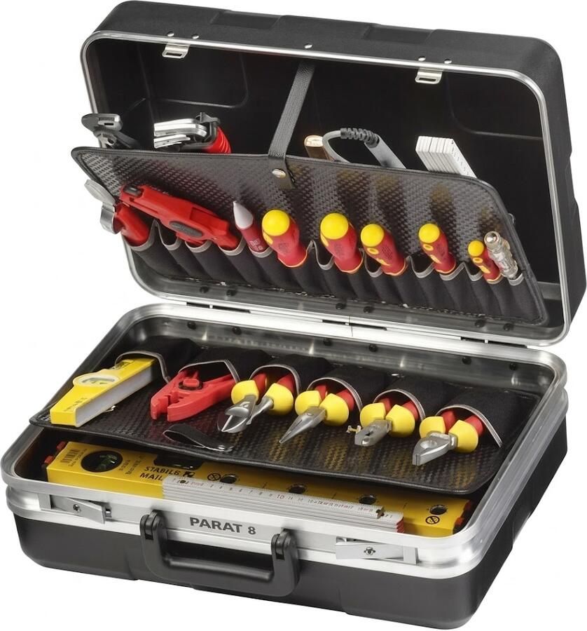 Parat Gereedschapskoffer Basic | 485.020.171 + PROTOP SLIM VDE Schroevendraaierset 485.020.171_670080