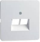 Peha Afdekplaat Catv en ISDN dubbel LW 4602272