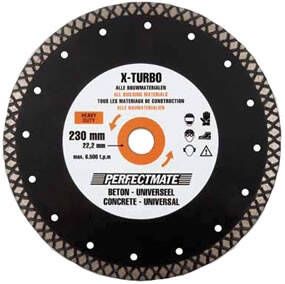 Perfectmate EPT0613 X-Turbo Diamantschijf | Beton en universeel | 230 mm EPT0613