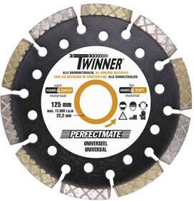 Perfectmate Twinner 125 Diamantschijf | Universeel | 125 mm Twinner125