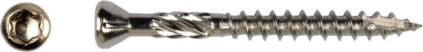 Pgb-Europe PFS+ | RVS Hardhoutschroef VZK-T Ø 5 00x40 C2 T-25 | 200 st PFWHTGC00005000402