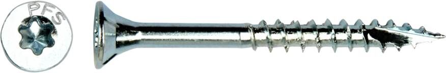 Pgb-Europe PFS+ | Spaanplaatschroef PFS+ VZK-T Ø 5x120 Zn | 200 st PFWVTG001005001203