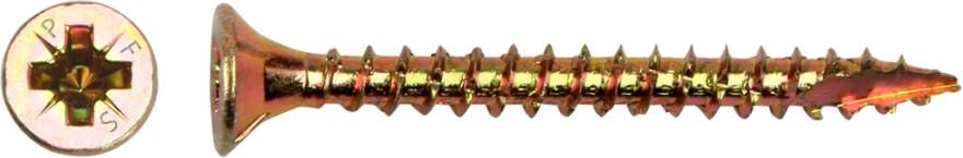 Pgb-Europe PFS+ | Spaanplaatschroef PFS+ VZK-Z Ø 5 0x40 ZnG PFWVZV002005000403