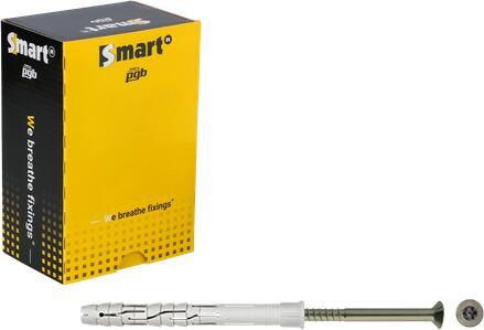 Pgb-Europe Raamplug met schroef VZK-T Verzonken kop NA4 Ø8x100 | 100 st | SM0RPTN400801003