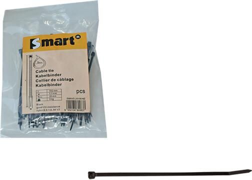 Pgb-Europe SMART Nylon kabelband 3 6x200 zwart | 1000 st | SMCTIEN00036200Z5