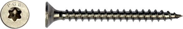Pgb-Europe pgb-fasteners Universele Spaanplaatschroef RVS A2 VK-T Voldraad verzonken kop Ø 3 50x30 TX15 | 200 st | PGWVTVA00003500303