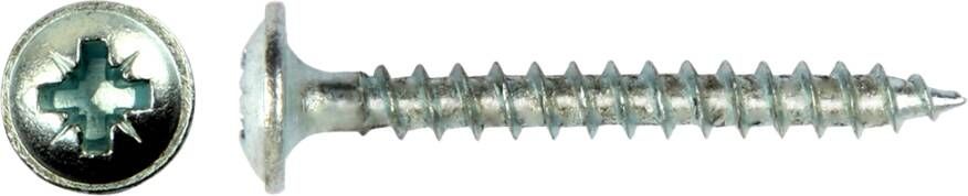 Pgb-Europe PGB-FASTENERS | Achterwandschroef Ø 3 00x12 Zn | 1000 st PG0AWS001003000123