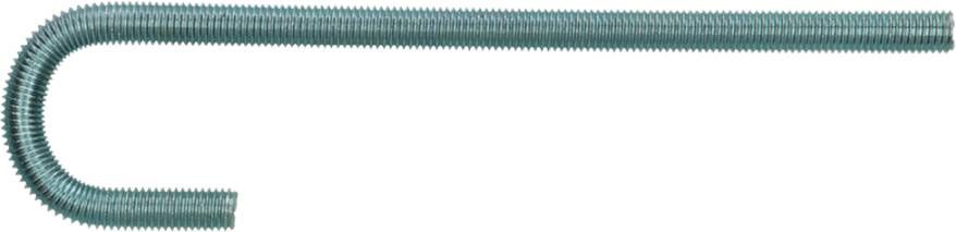 Pgb-Europe PGB-FASTENERS | Ankerstang J-Vorm M12x330 Zn 00JROD001012003303