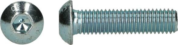 Pgb-Europe PGB-FASTENERS | BZK-bolkopschroef 10.9 ISO 7380-1 M 5x8 Zn | 200 st 073801101005000083