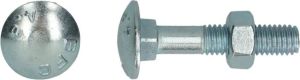 Pgb-Europe PGB-FASTENERS | Houtbout 4.8 DIN 603 555 M 12x90 Zn | 50 st