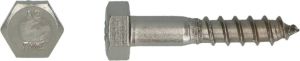 Pgb-Europe PGB-FASTENERS | Houtdraadbout DIN 571 Ø 7 0x100 A2 | 100 st