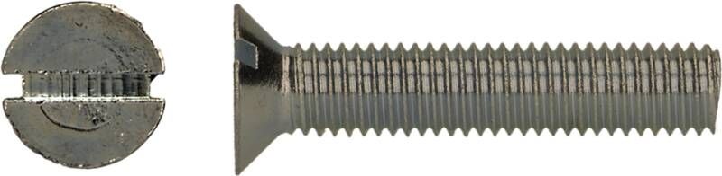 Pgb-Europe PGB-FASTENERS | Metaalschroef VZK DIN 963 M 4x8 A2 | 200 st 000963A00004000083