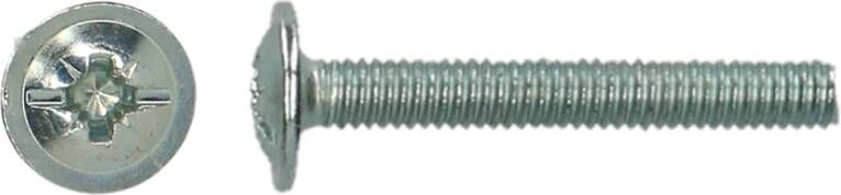 Pgb-Europe PGB-FASTENERS | Meubeltrekkersvijs M4x12 Zn | 1000 st 000MTV001004000123 - Foto 1