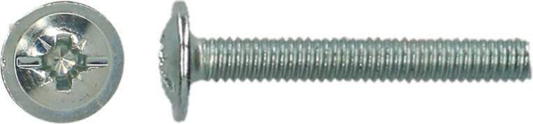 Pgb-Europe PGB-FASTENERS | Meubeltrekkersvijs M4x12 Zn | 1000 st 000MTV001004000123