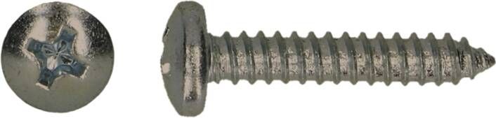Pgb-Europe PGB-FASTENERS | Plaatschroef DIN 7981C-H Ø 2 90x13 A2 007981A00002901303
