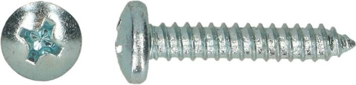 Pgb-Europe PGB-FASTENERS | Plaatschroef DIN 7981C-H Ø 2 90x16 Zn 7981001002901600