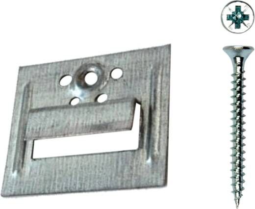Pgb-Europe PGB-FASTENERS | Profielklem type SK 3mm + schroeven Zn 00SKLE00100303 - Foto 1
