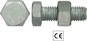 Pgb-Europe PGB-FASTENERS | SB-bout CE 8.8 EN15048-1 M18x40 Tvz | 25 st