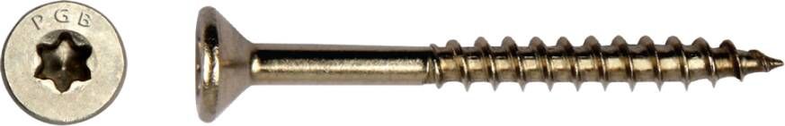 Pgb-Europe PGB-FASTENERS | Spaanplaatschroef A2 VK-T Ø 3 00x35 T10 | 200 st PGWVTGA00003000353