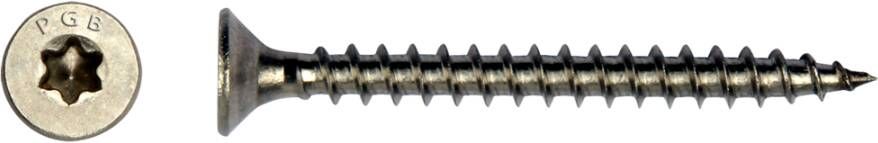 Pgb-Europe PGB-FASTENERS | Spaanplaatschroef A2 VK-T Ø 3 50x16 PGWVTVA00003500163