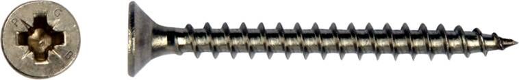 Pgb-Europe PGB-FASTENERS | Spaanplaatschroef A2 VZK-Z Ø 3 00x35 PGWVZVA00003000353