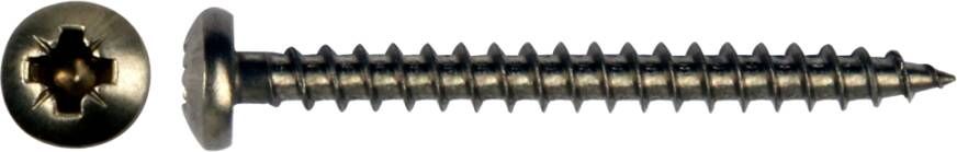 pgb-Europe PGB-FASTENERS | Spaanplaatschroef panhead Ø 6x100 A2 Pz3
