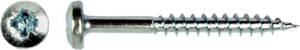 Pgb-Europe PGB-FASTENERS | Spaanplaatschroef panhead Ø 6x100 Zn Pz3 PGWCZG001006001002